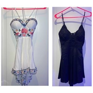 TWO LF ROMPERS RARE SIZE SMALL